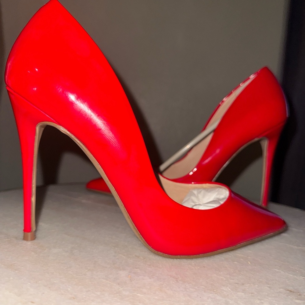 Steve Madden Vibrant Red Heels